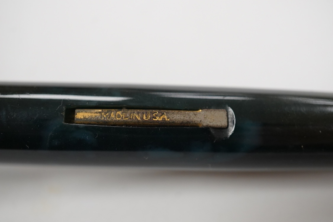 A Carter's oversize lever fill fountain pen fitted with large INX nib